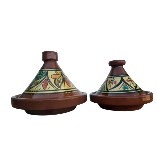 Authentic Moroccan Handmade Clay Tagine – Lead-Free Cooking Tagine for Oven & Stovetop, Hand-Painted Ceramic (Multiple Sizes) — view 4