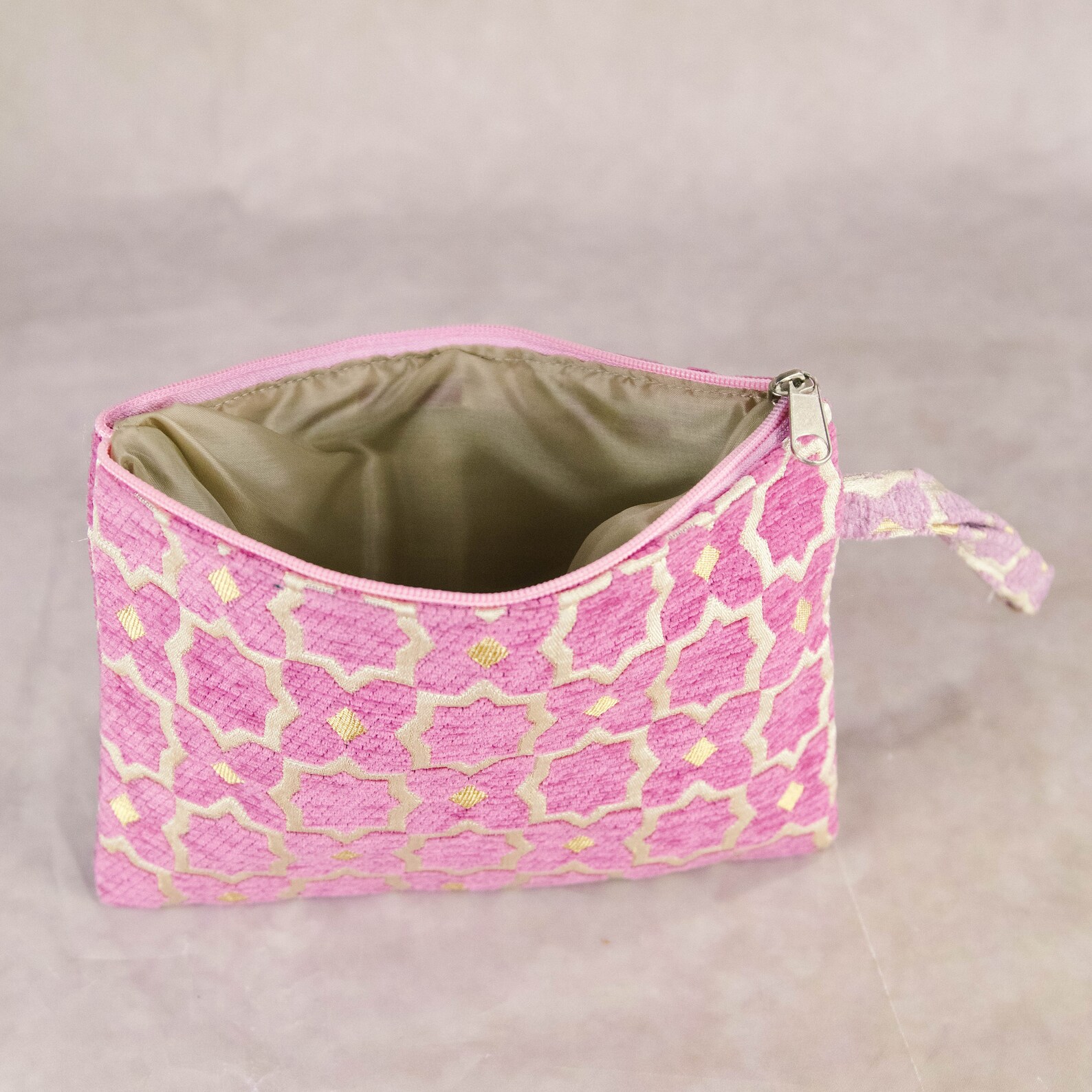 Cotton Zellij Embroidered Coin Purse from Agadir — view 5