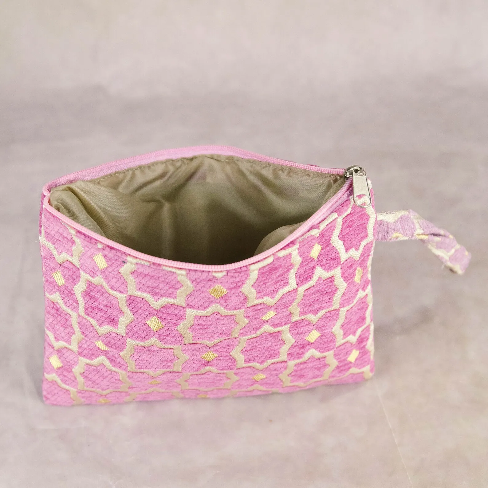 Cotton Zellij Embroidered Coin Purse from Agadir — view 5