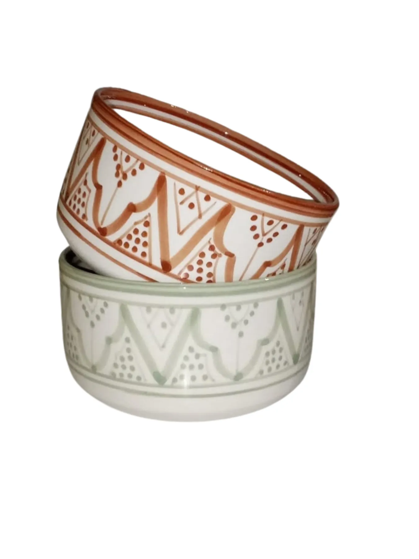 Hand-Painted Ceramic Bowl from Safi, Morocco 15cm — view 3