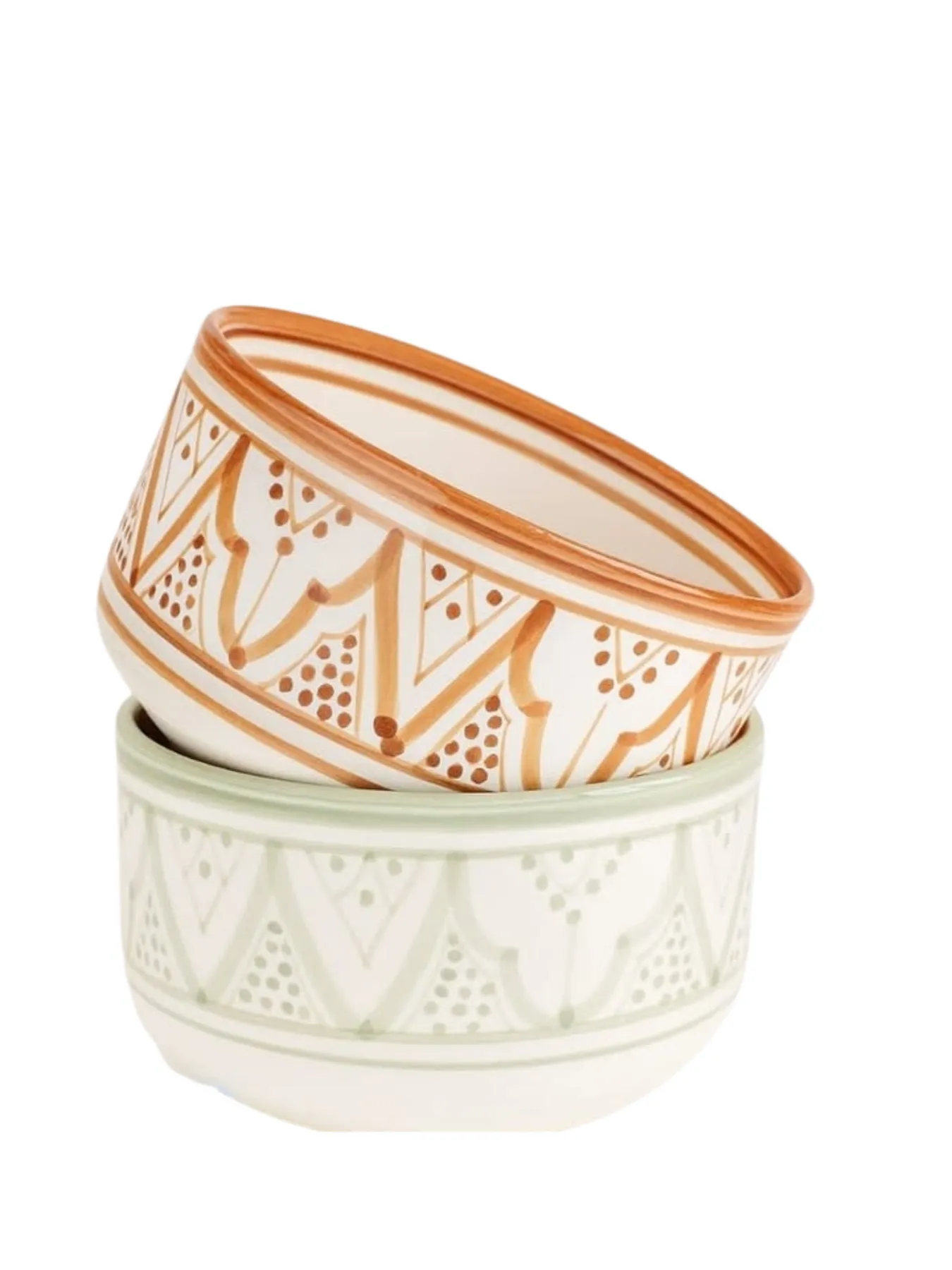 Hand-Painted Ceramic Bowl from Safi, Morocco 15cm — view 8
