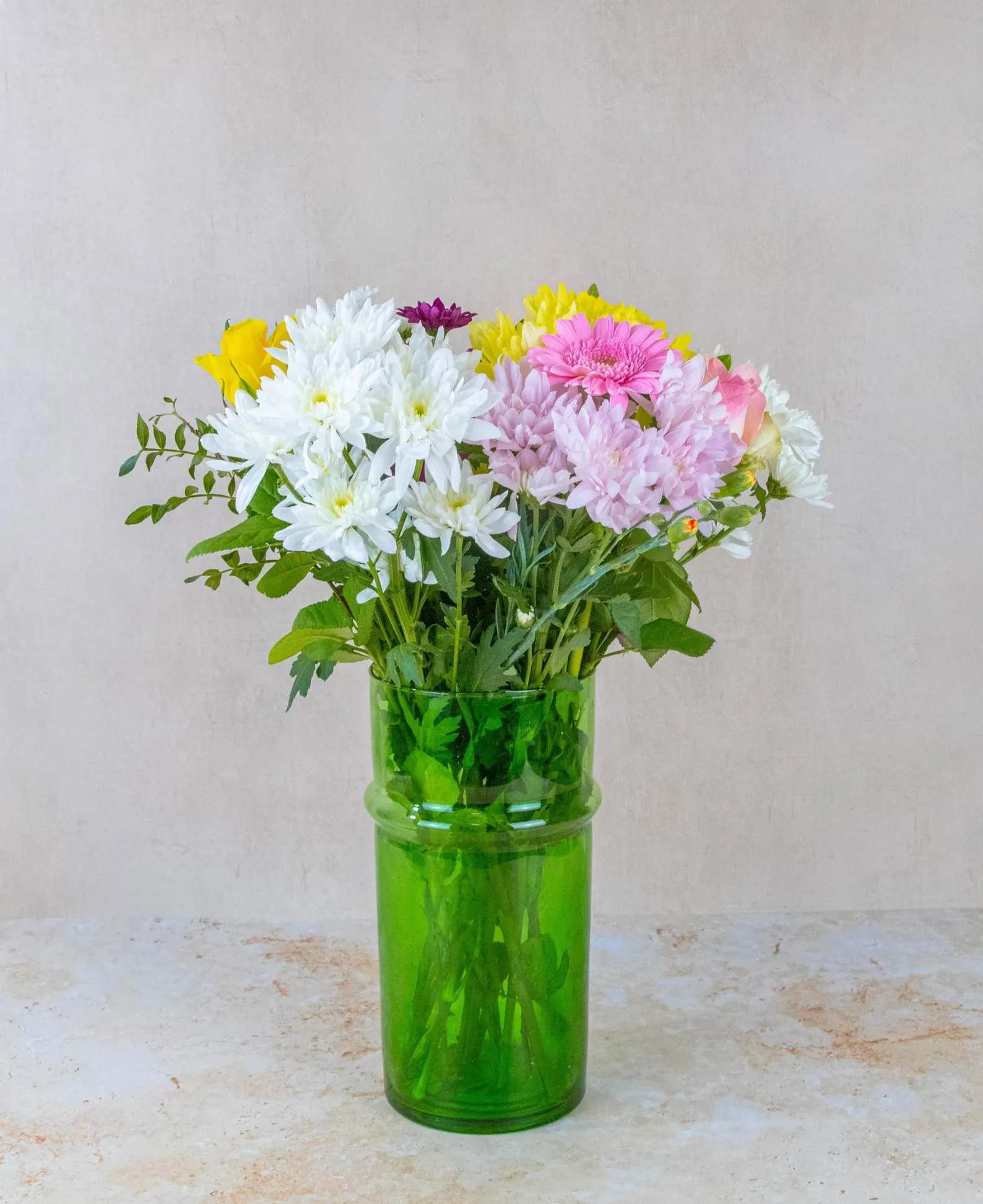 Fès Beldi Glass Vase in glass Base — view 5