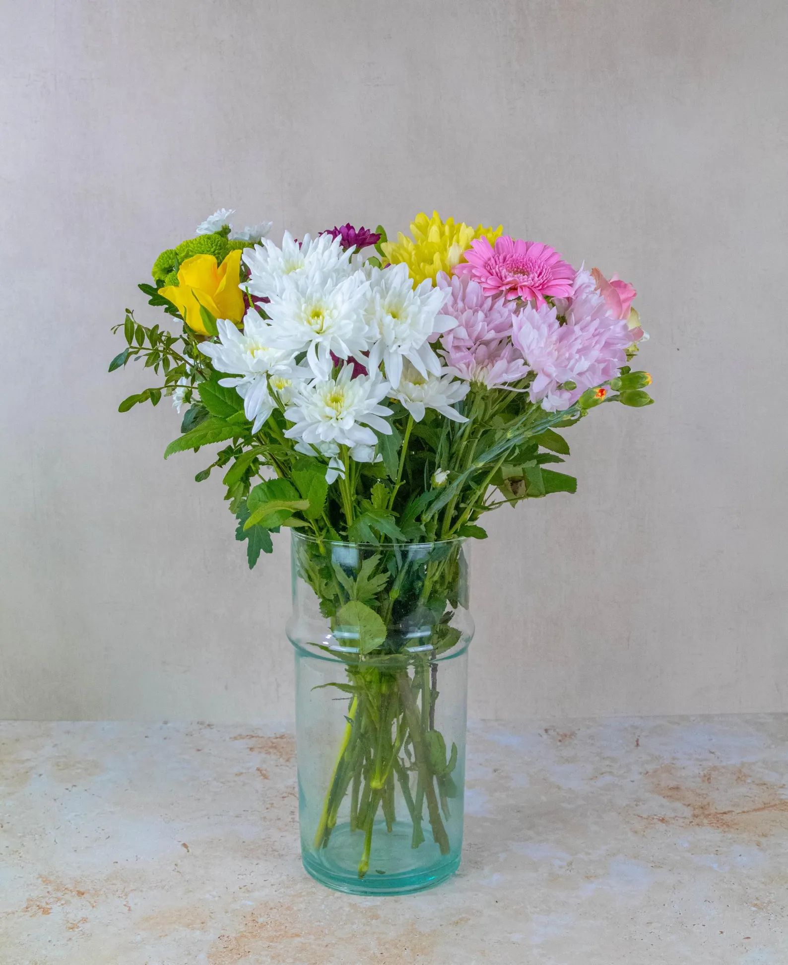 Fès Beldi Glass Vase in glass Base — view 9