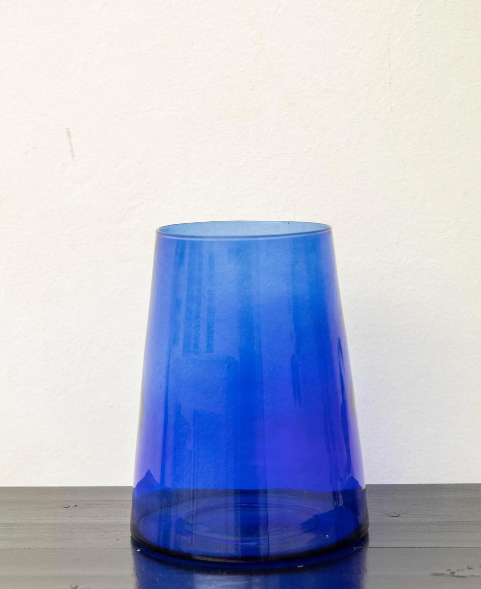 Hand-Blown Beldi Glass Vase from Fès — view 2