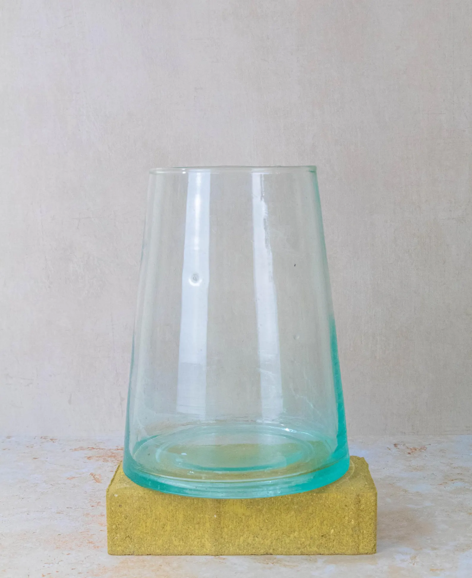 Hand-Blown Beldi Glass Vase from Fès — view 3