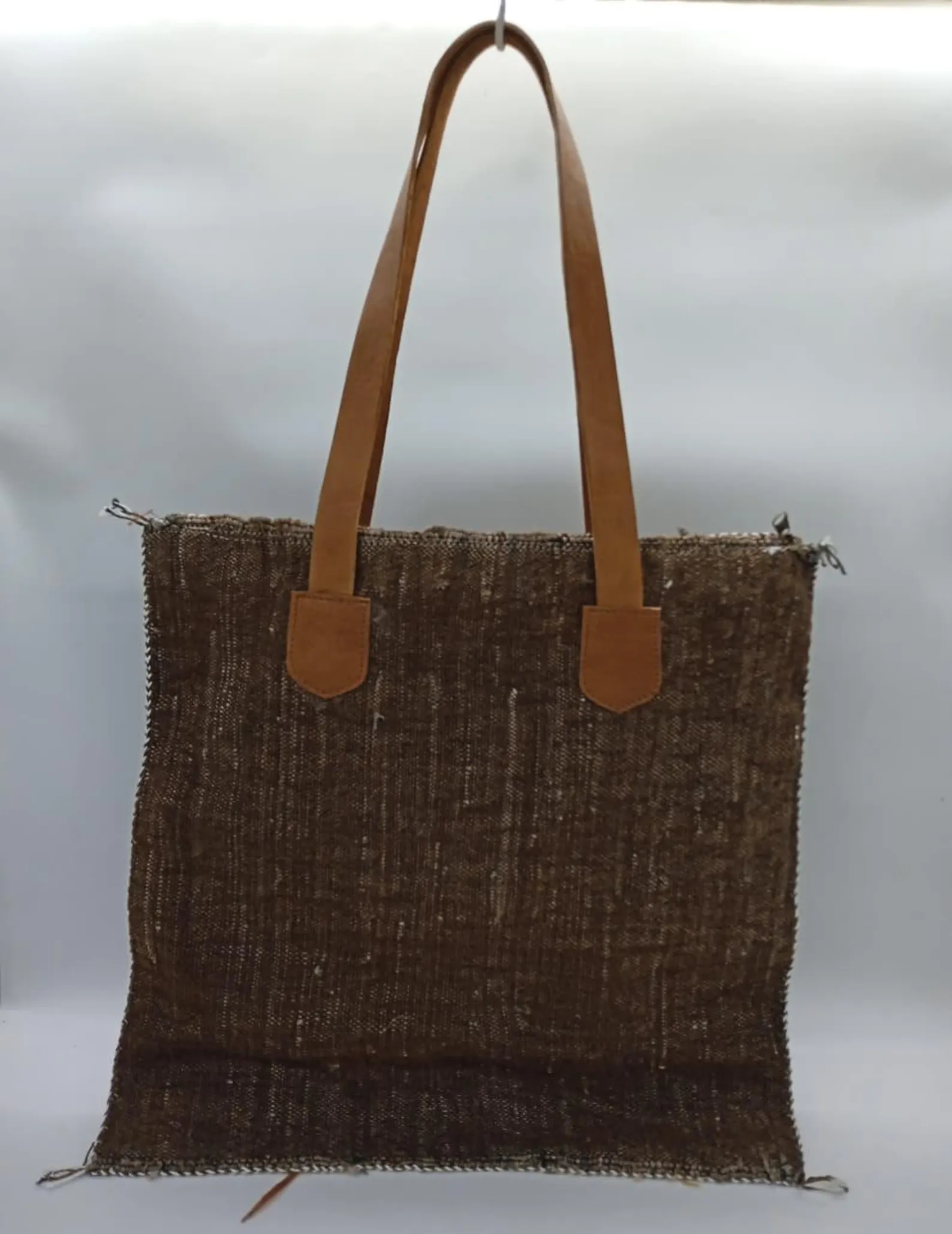 Marrakech Hand-Woven Cactus Silk Tote — view 11