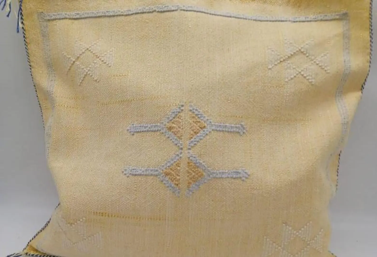 Marrakech Hand-Woven Cactus Silk Tote — view 4