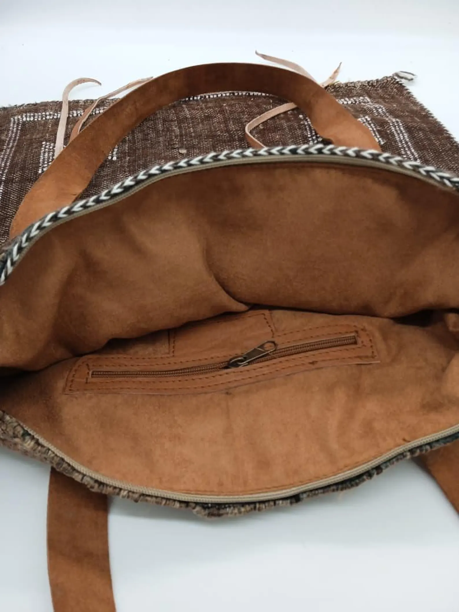 Marrakech Hand-Woven Cactus Silk Tote — view 5