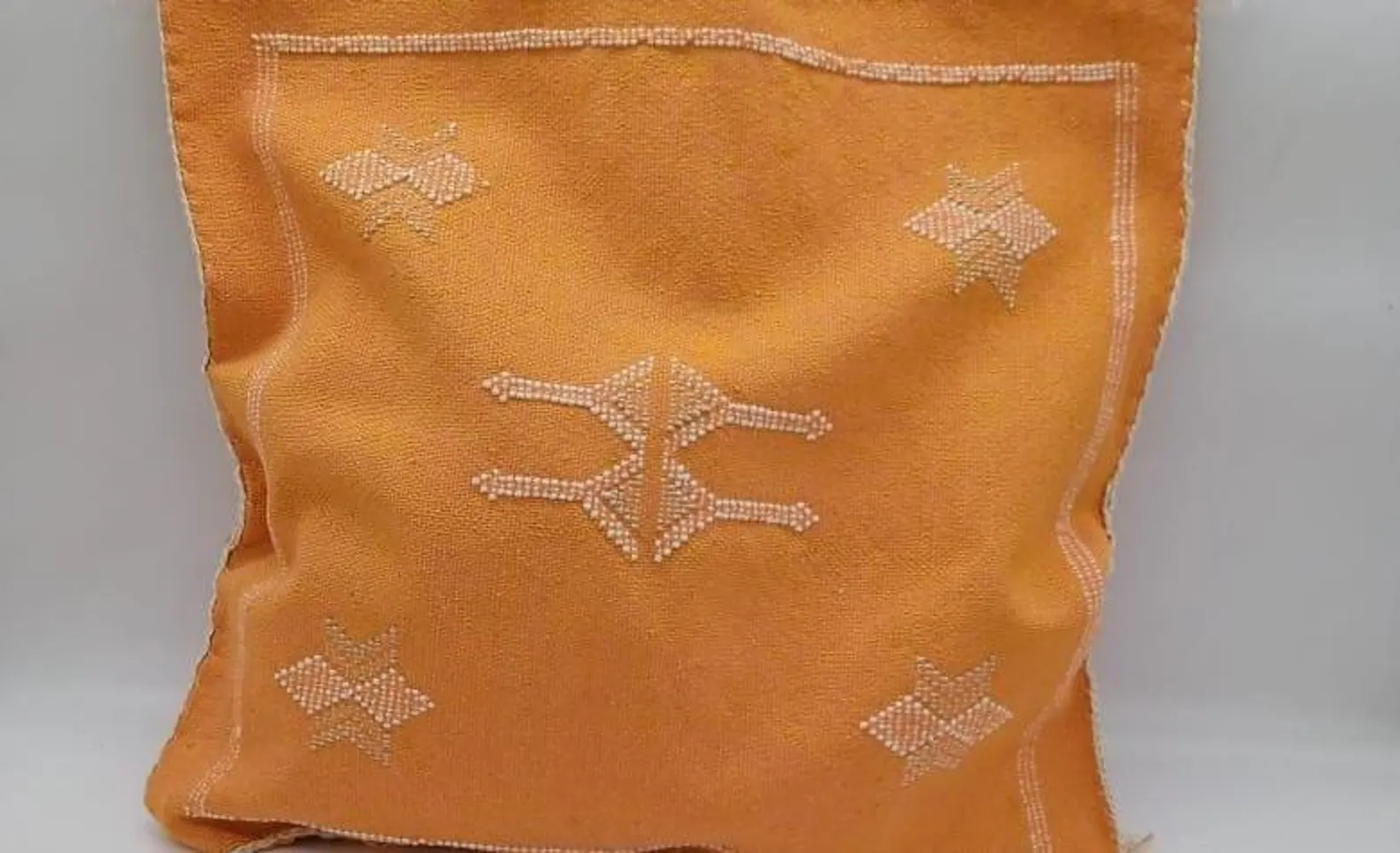 Marrakech Hand-Woven Cactus Silk Tote — view 7