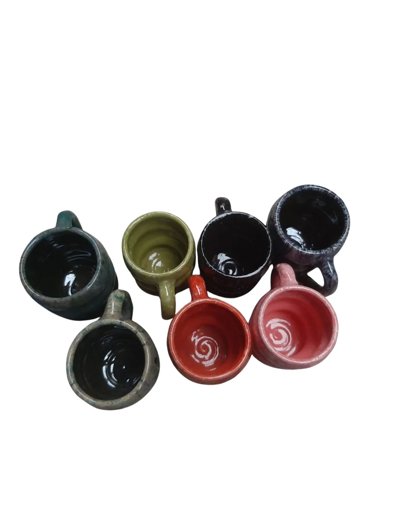 Handmade Ceramic Coffee Mug, Set of 3 from Marrakech — view 10