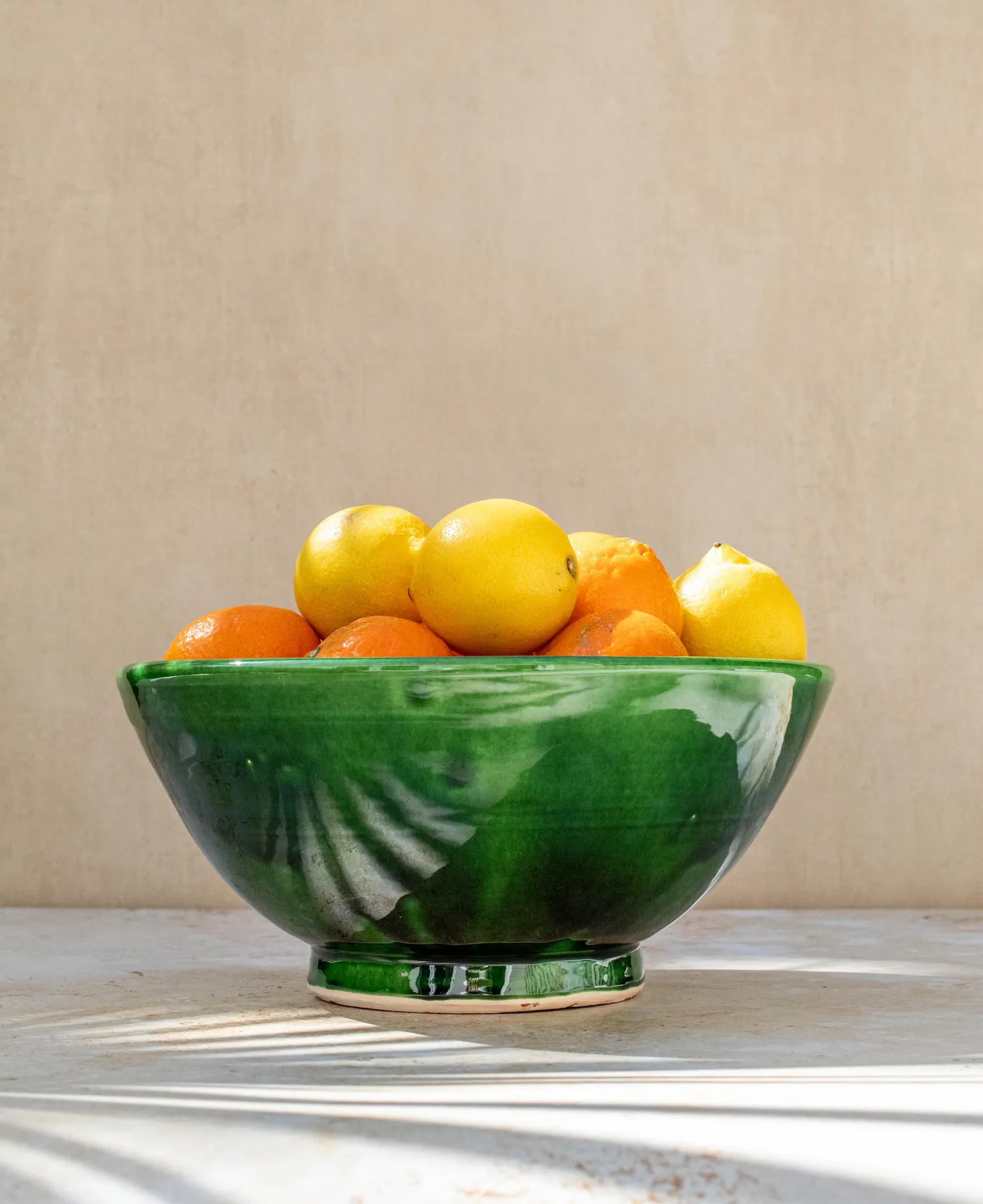 Emerald Terracotta Bowl from Marrakech — view 5