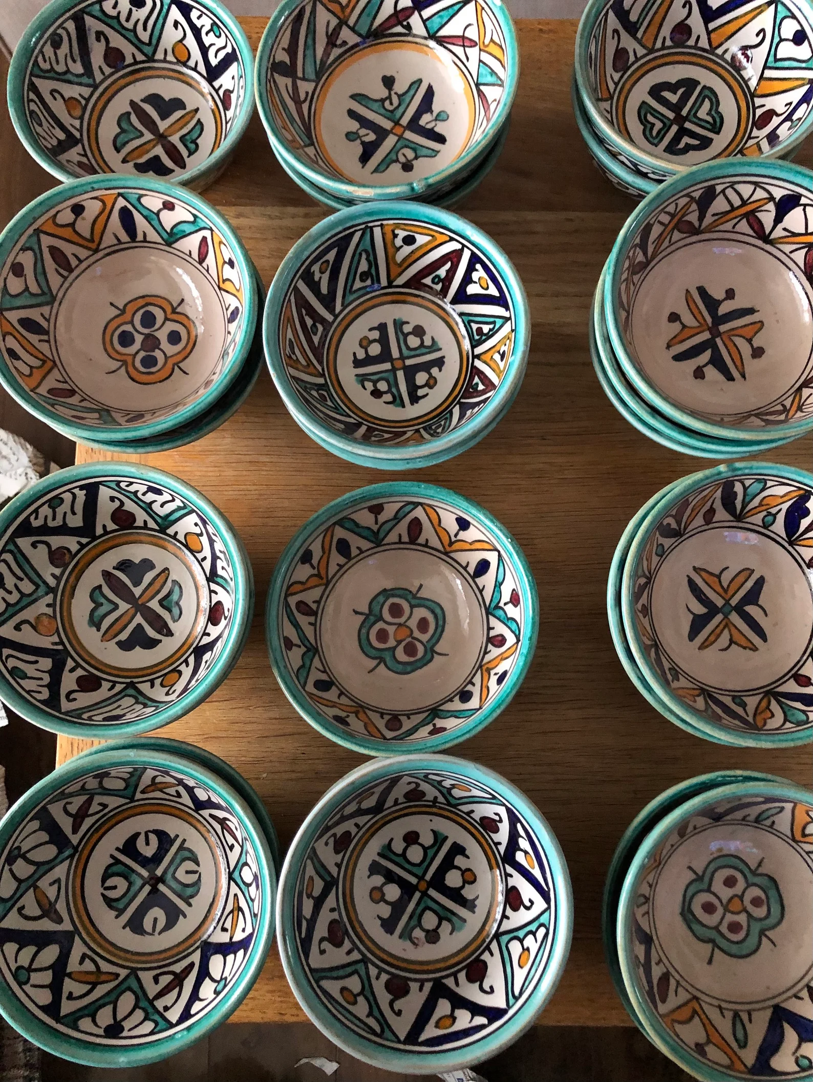 Hand-Painted Ceramic Bowls from Safi's Ancient Kilns — view 2