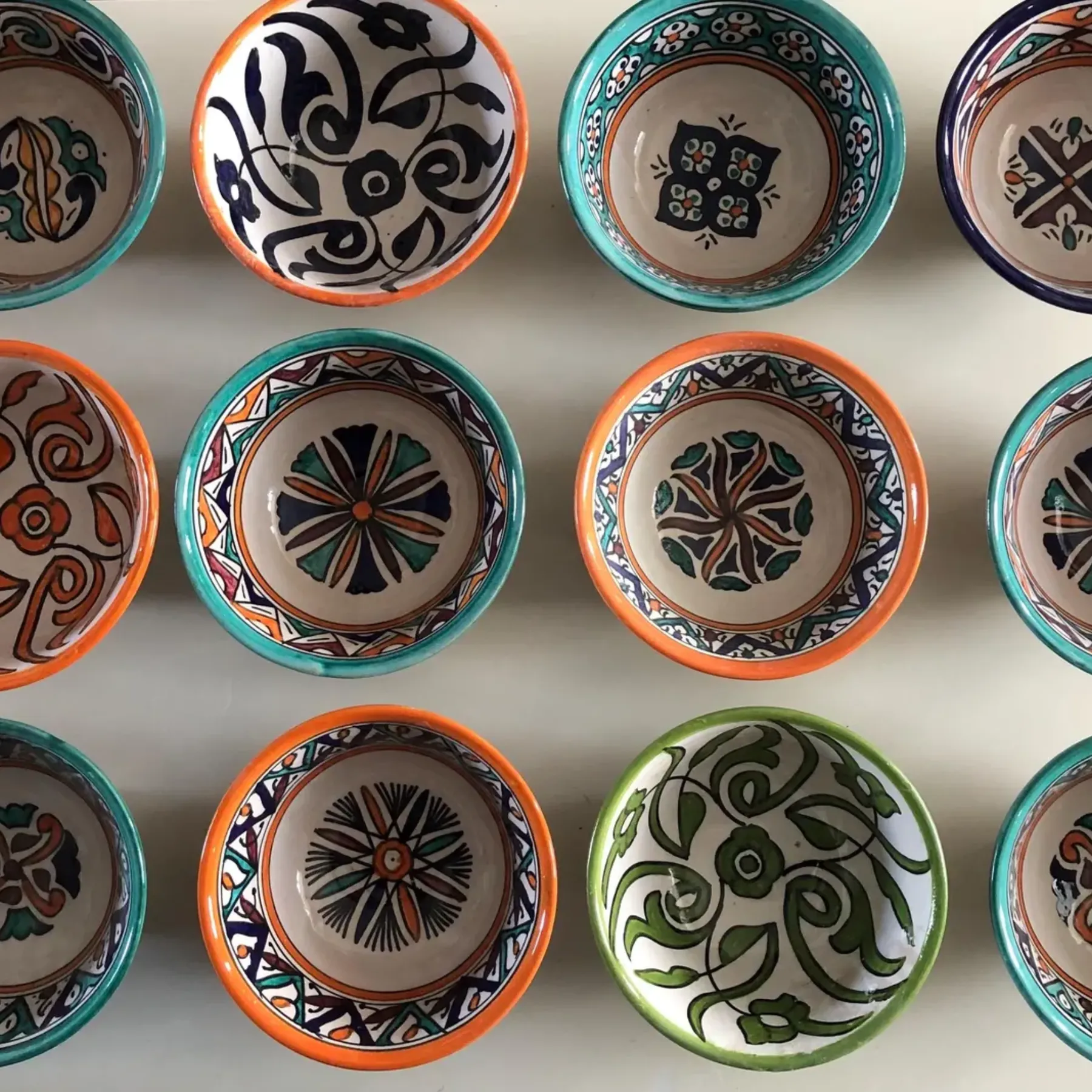 Hand-Painted Ceramic Bowls from Safi's Ancient Kilns