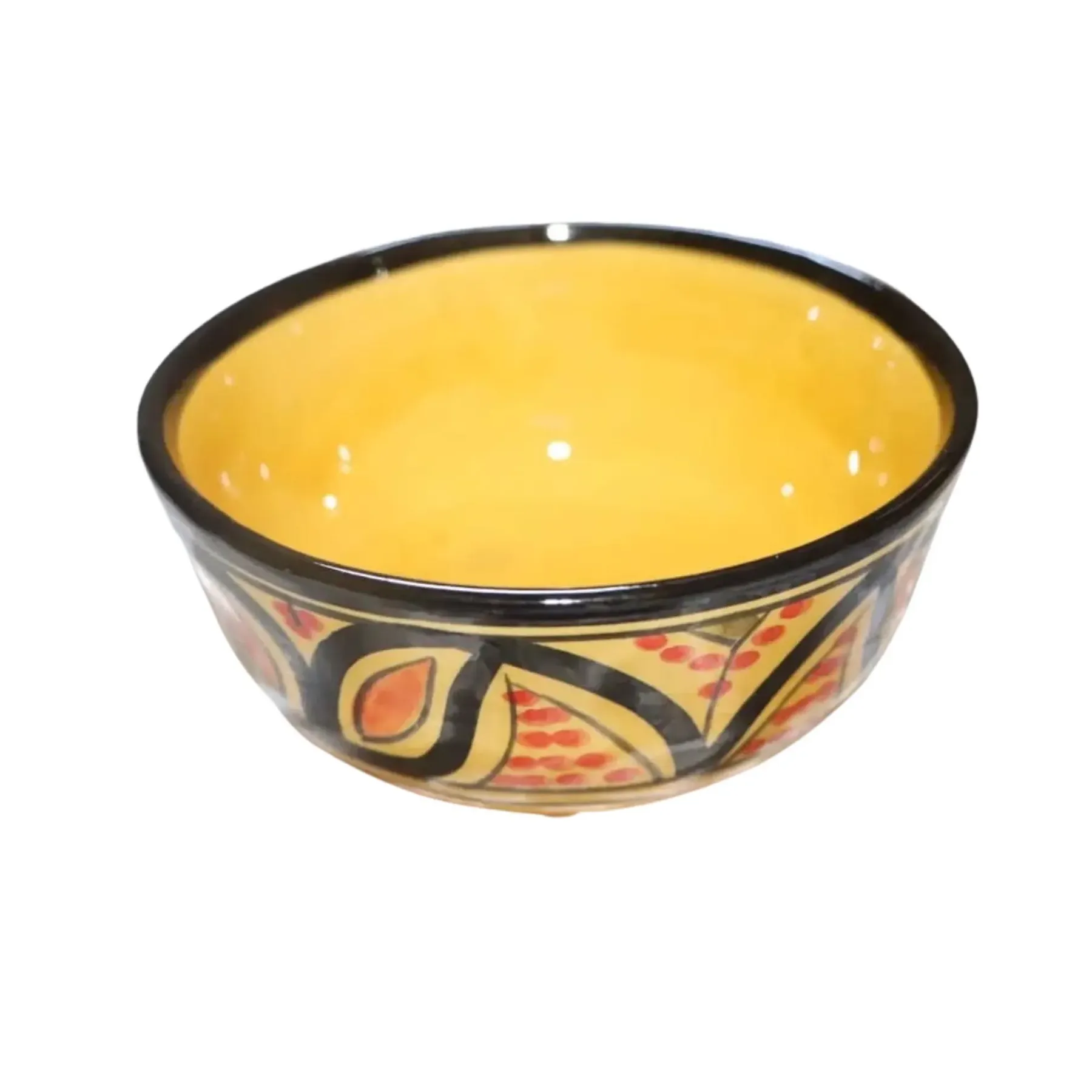 Hand-Painted Ceramic Serving Set from Safi — view 5