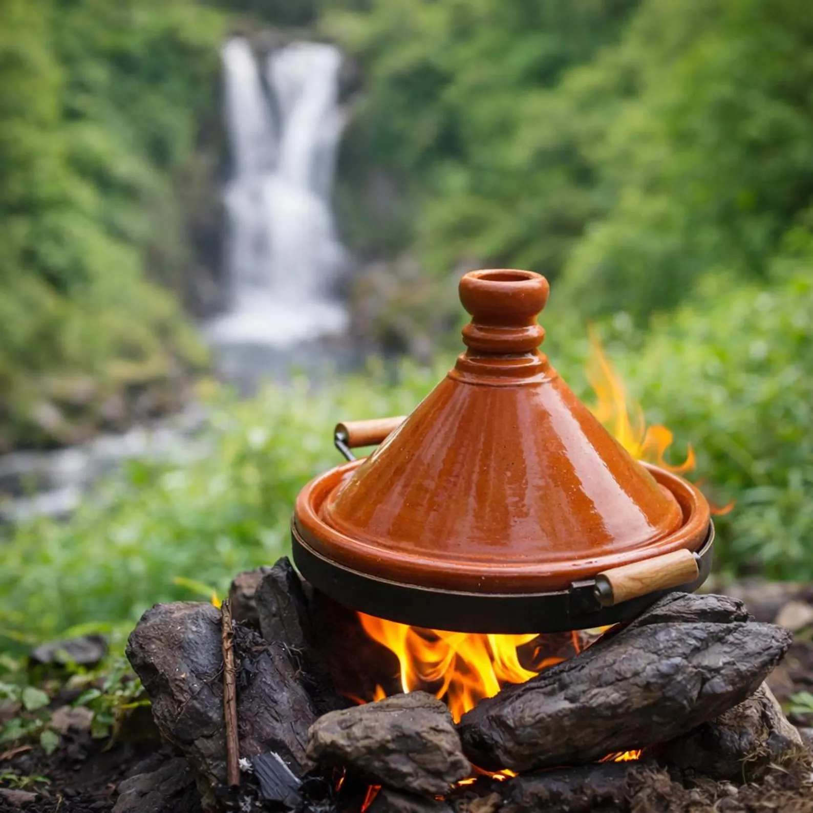 Safi Terracotta Tagine with Zellige Finish — view 7