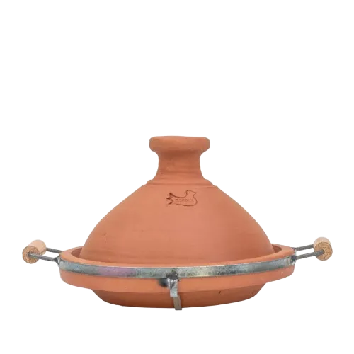Handmade Moroccan Terracotta Tagine Pot – Traditional Unglazed Clay Cooking Tagine for Stovetop & Oven (Multiple Sizes) — view 4