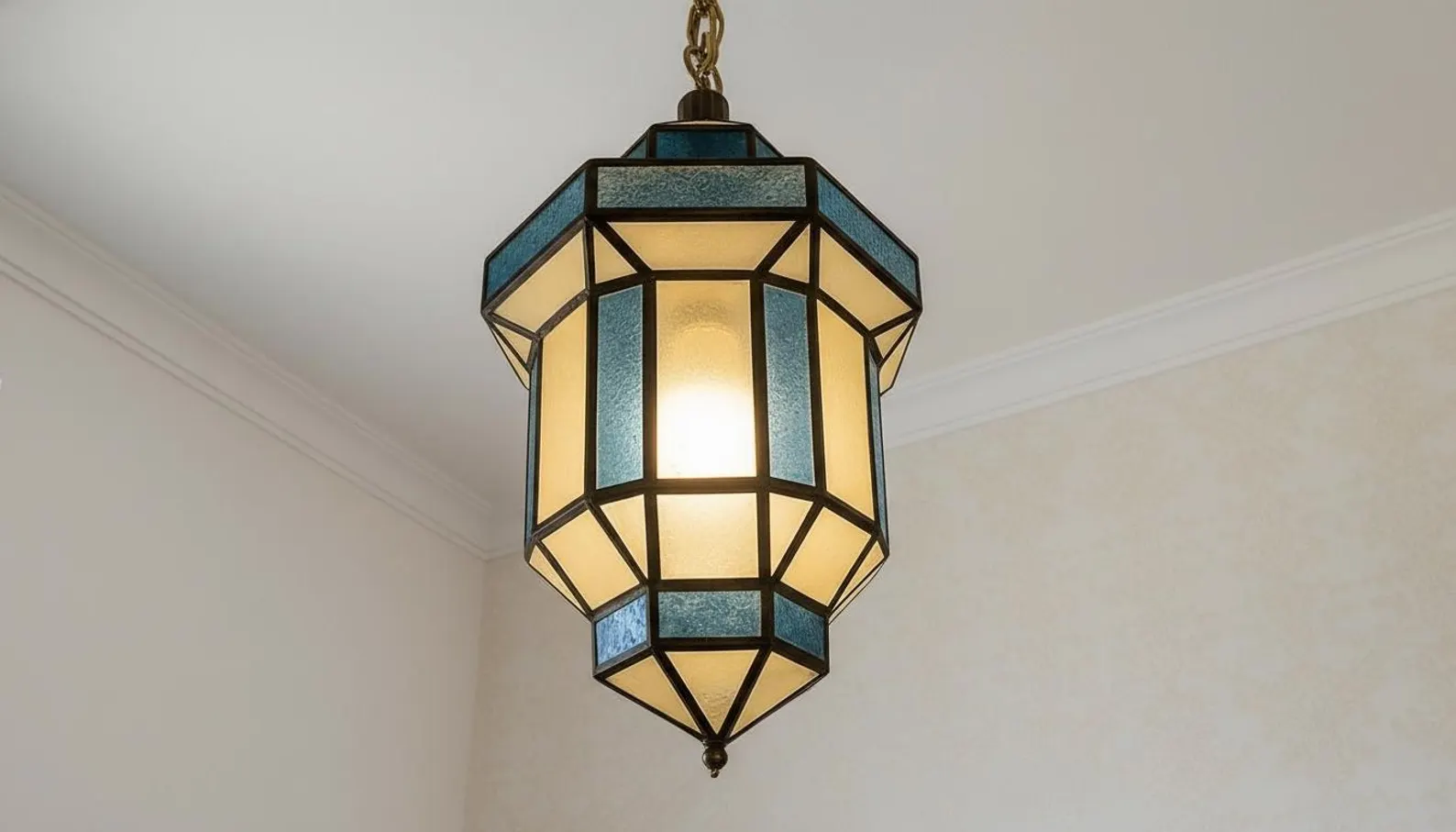 Hand-Hammered Copper Lantern from Marrakech Souks — view 3