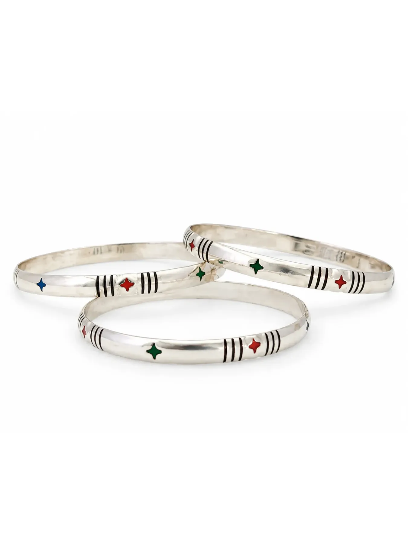 Handcrafted Tiznit Silver Bangle, Amazigh-Inspired Moroccan Silver Bracelet