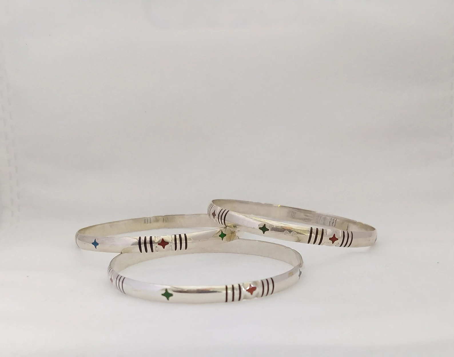 Tiznit Silver Filigree Berber Bangle — view 3