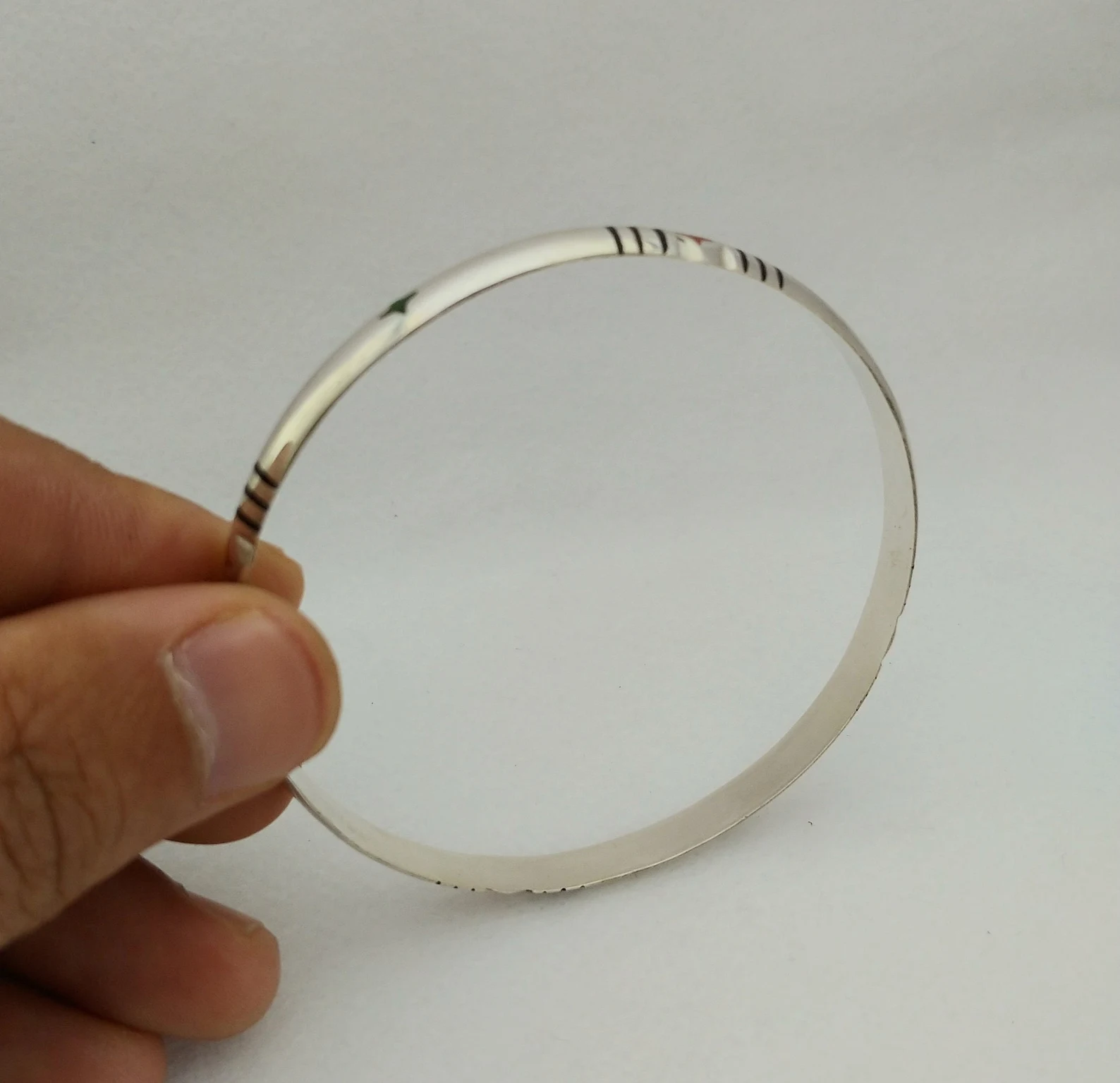 Tiznit Silver Filigree Berber Bangle — view 4