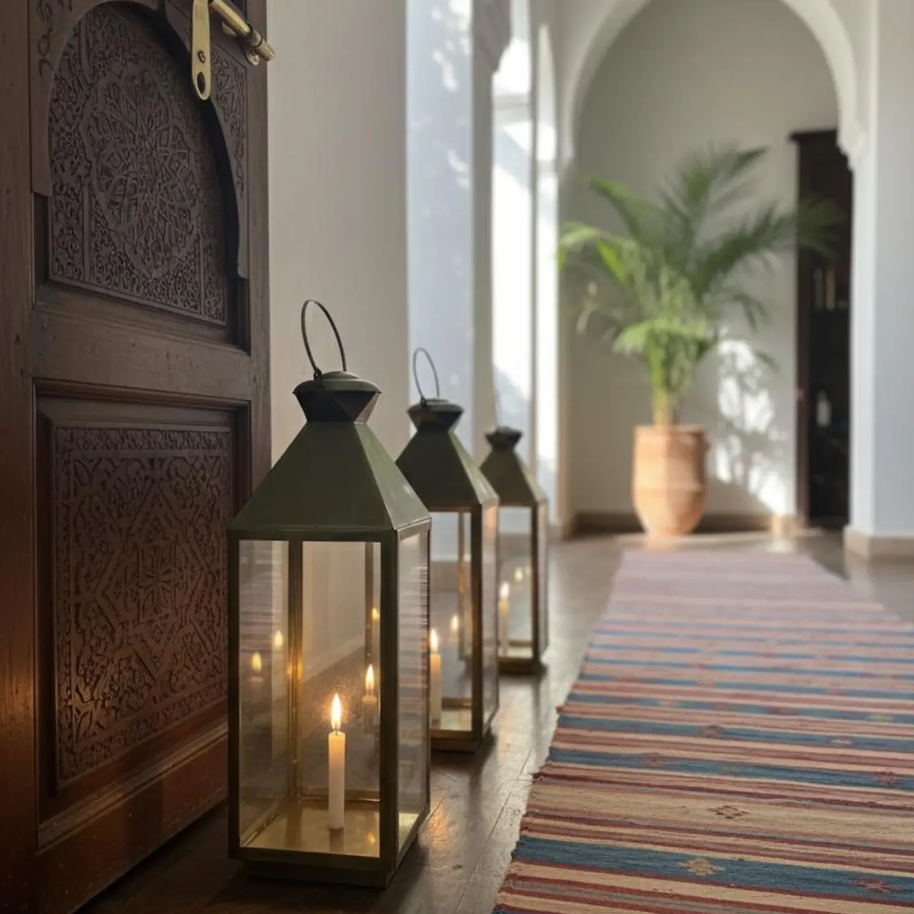 Marrakech Brass Shadow Lantern by EL hadj Ahmed — view 2