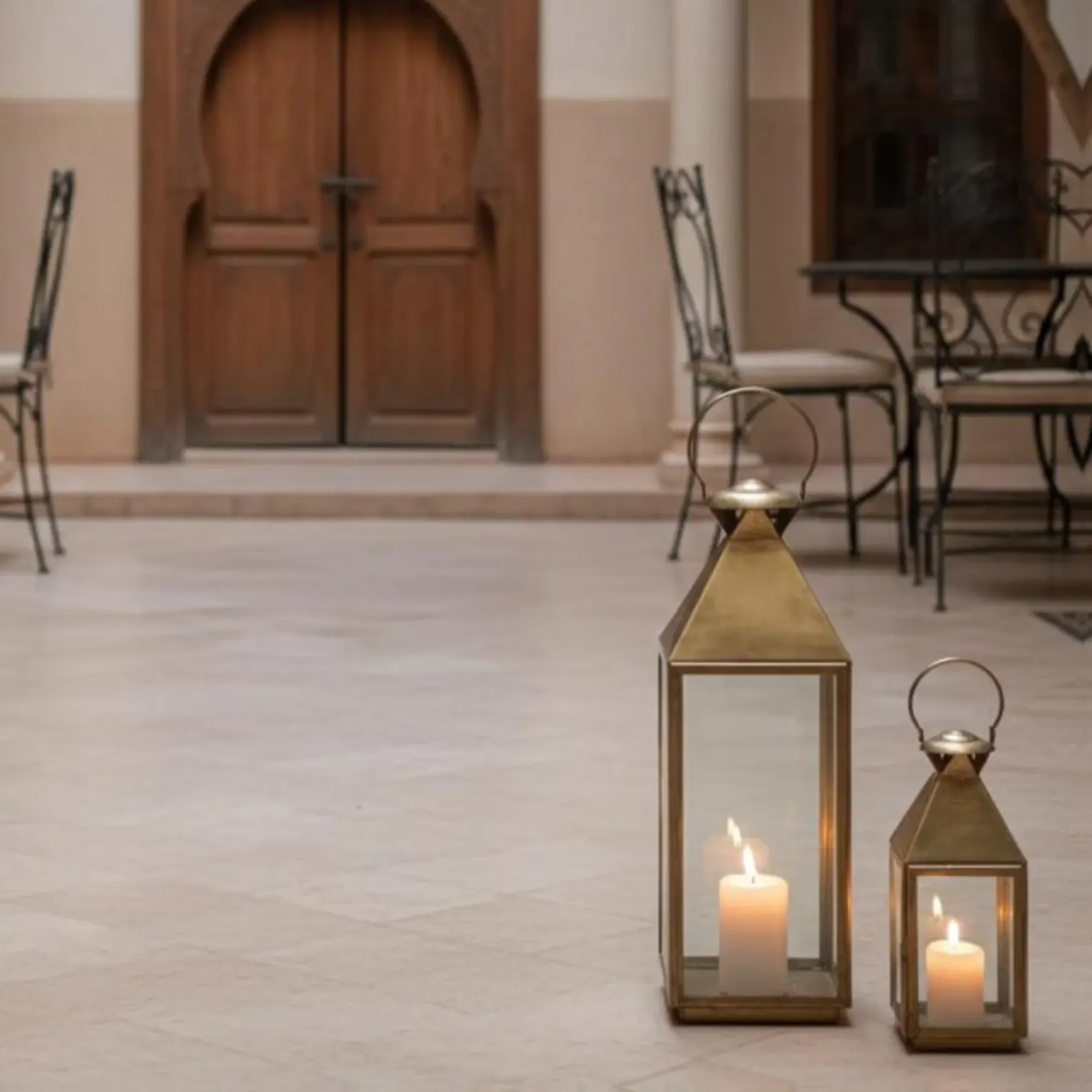 Marrakech Brass Shadow Lantern by EL hadj Ahmed — view 3