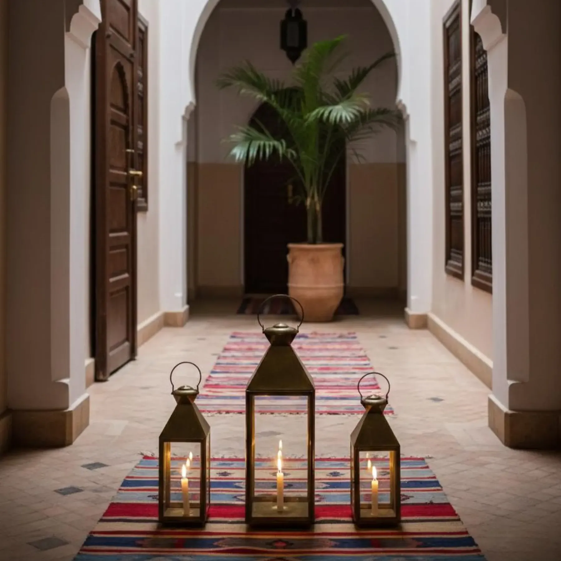 Marrakech Brass Shadow Lantern by EL hadj Ahmed — view 5