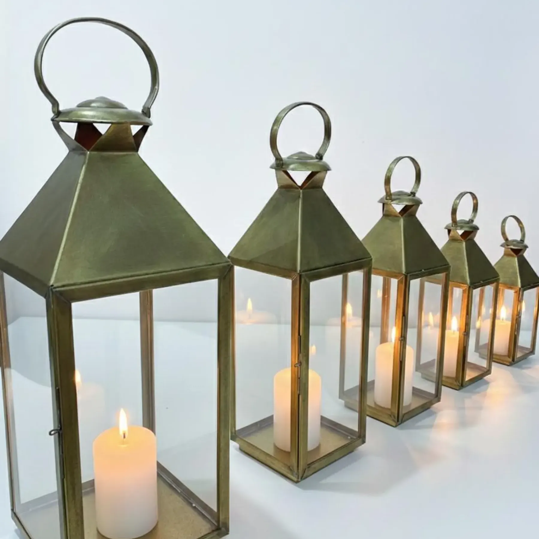 Marrakech Brass Shadow Lantern by EL hadj Ahmed — view 7