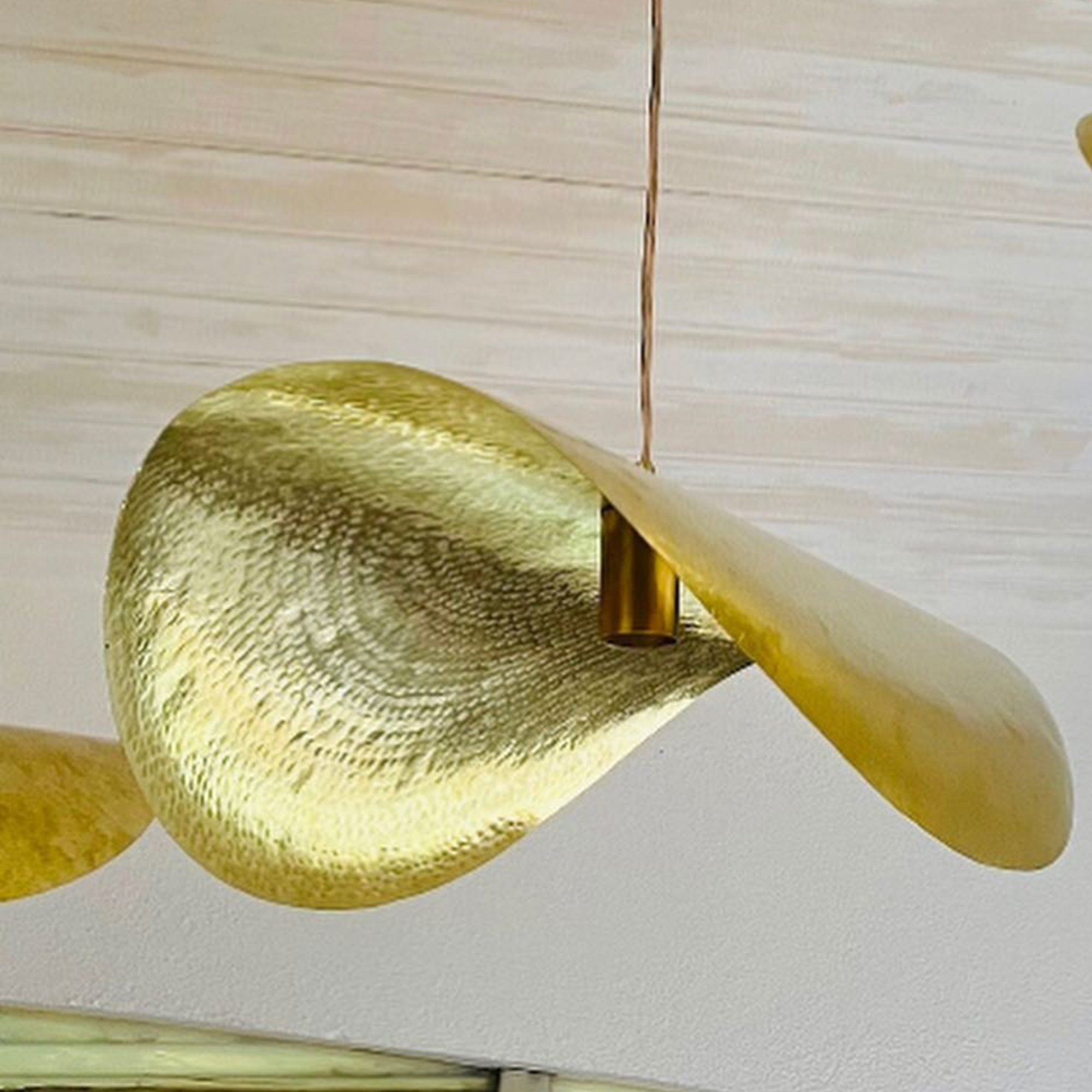 Moroccan Brass Pendant Light – Handmade Hammered Ceiling Lamp – Large Moroccan Hanging Lantern (Multiple Sizes)