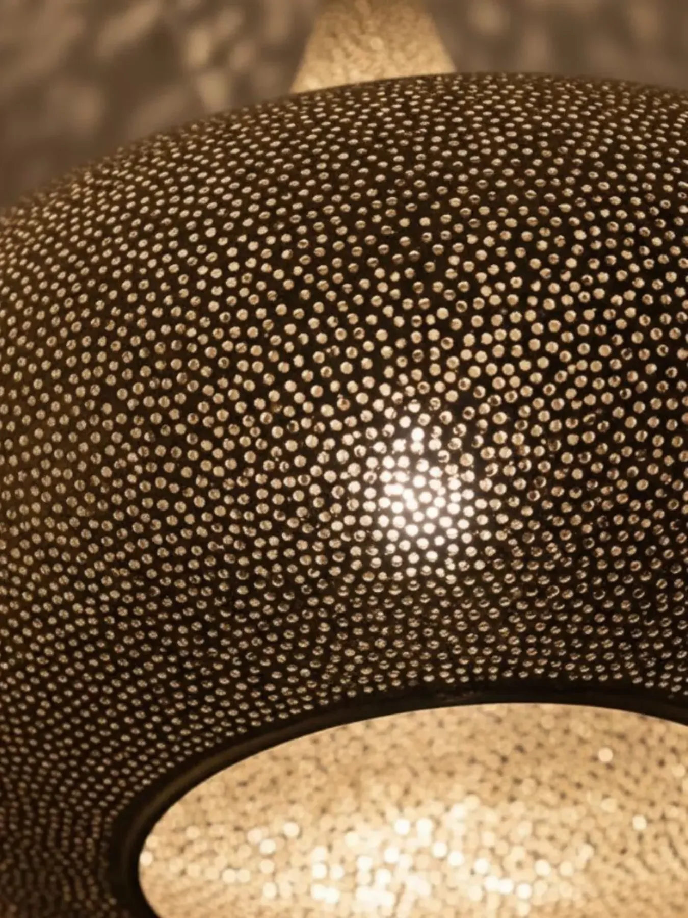 Moroccan Brass Pendant Light | Handmade in Marrakesh — view 2