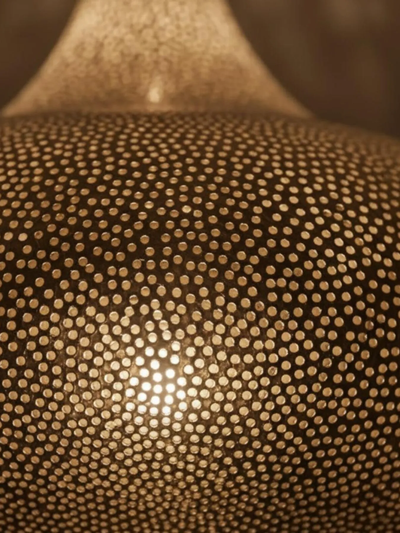 Moroccan Brass Pendant Light | Handmade in Marrakesh — view 4