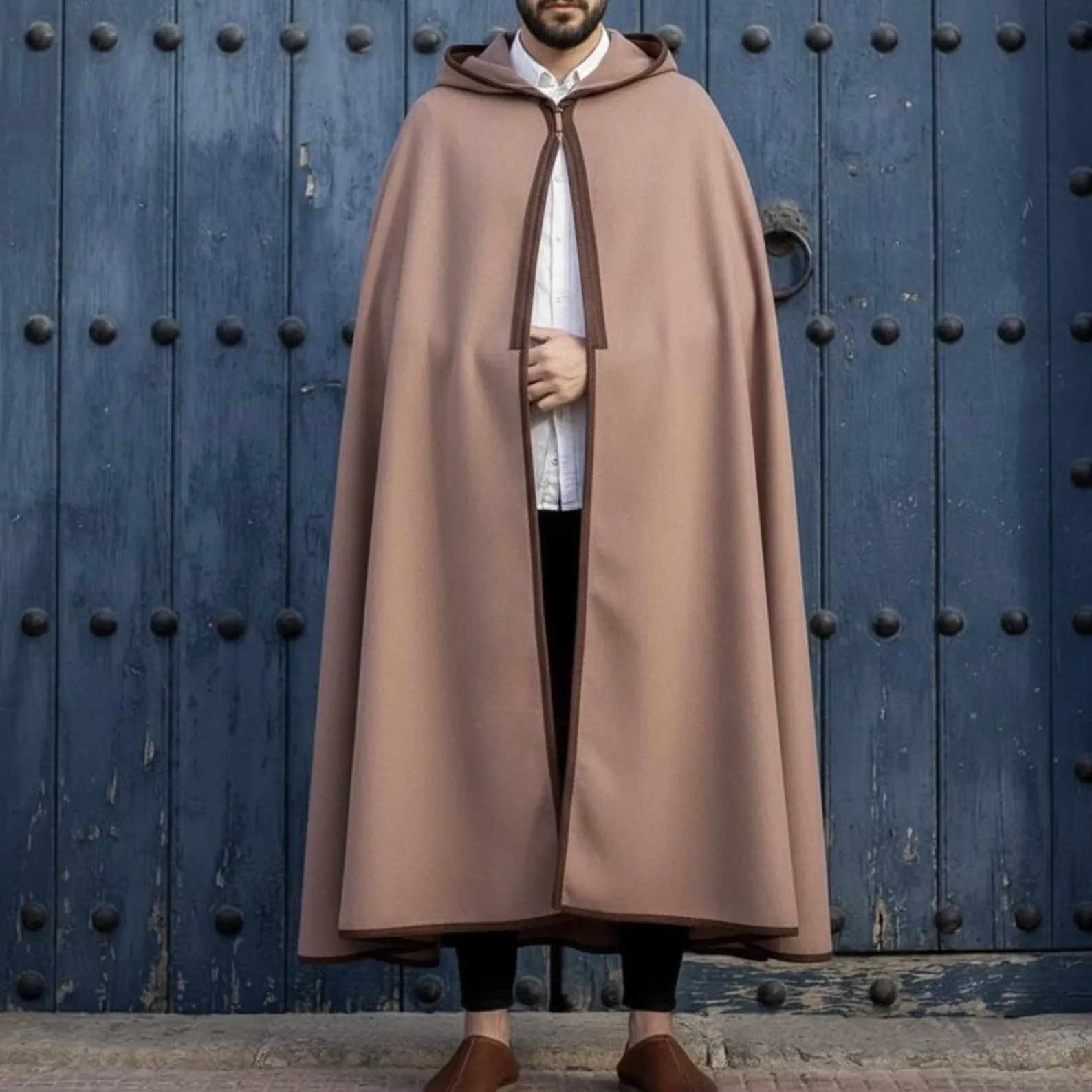 Camel Silham Burnouse from Rabat's Master Weavers — view 12