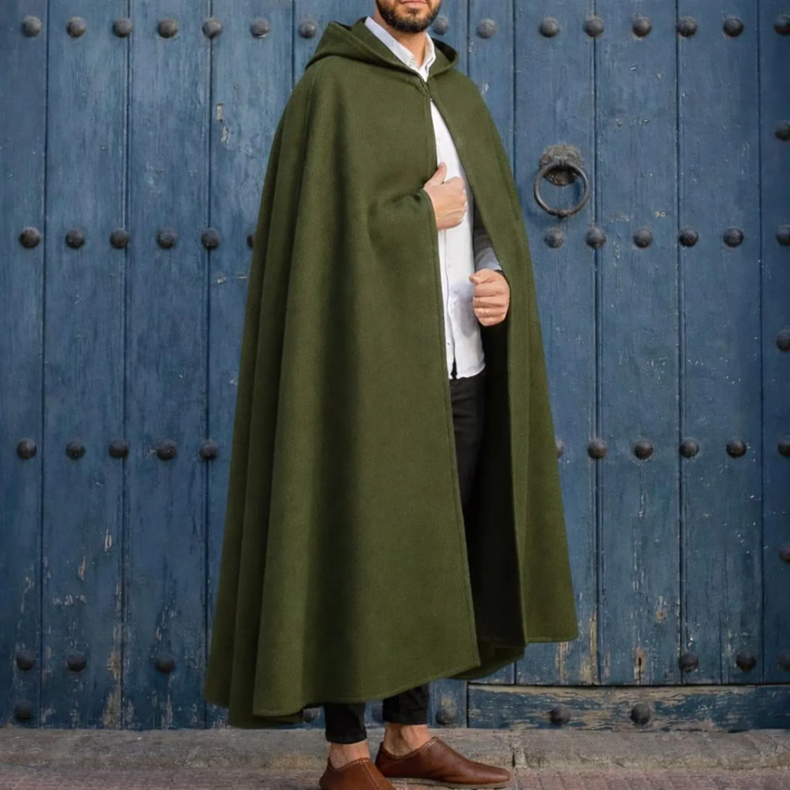 Camel Silham Burnouse from Rabat's Master Weavers — view 20
