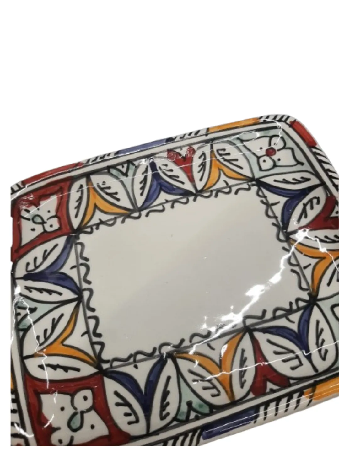 Hand-Painted Ceramic Espresso Set — Marrakech Botanical — view 3