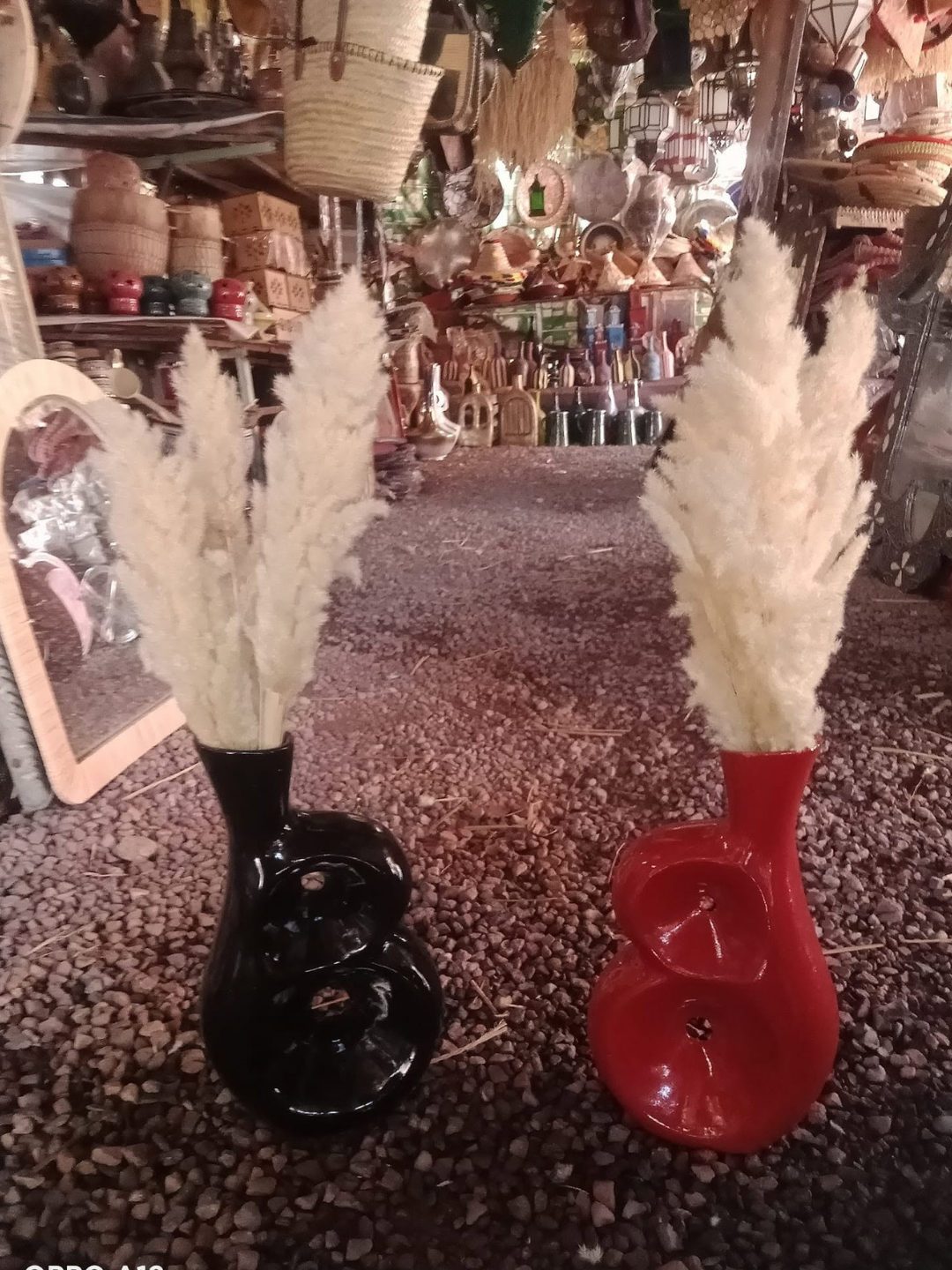 Hand-Thrown Ceramic Vase — Marrakech, multicolo — view 3