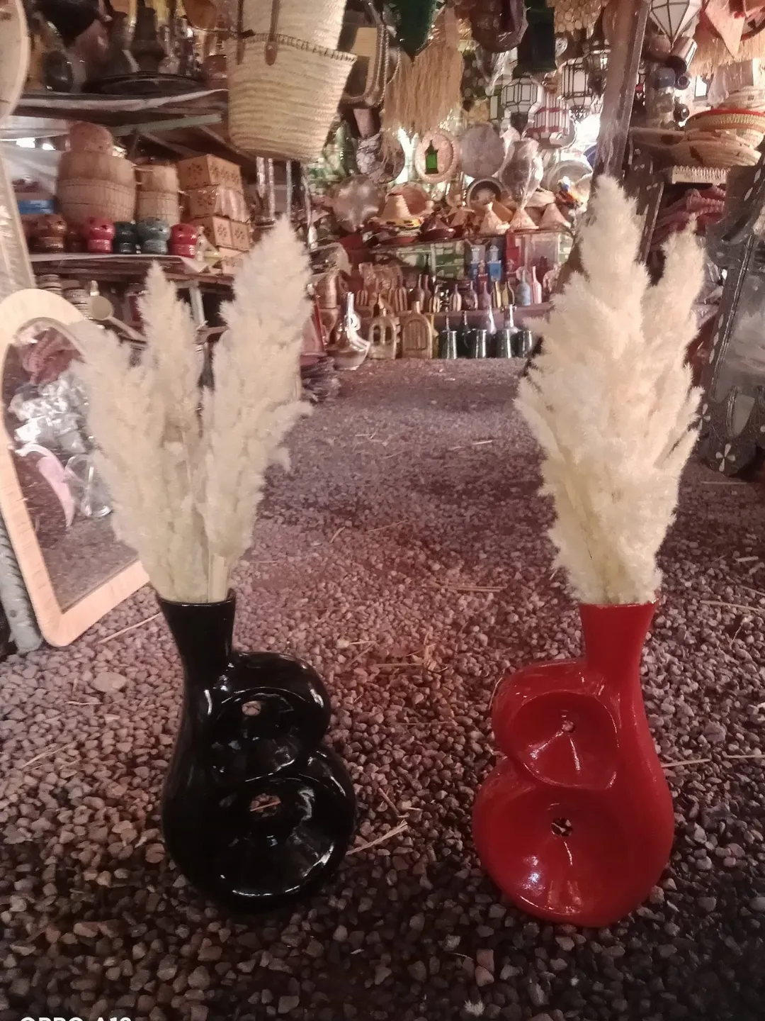 Hand-Thrown Ceramic Vase — Marrakech, multicolo — view 3