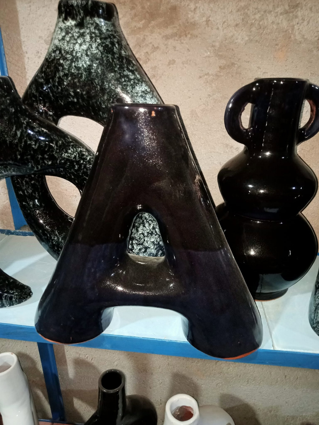 Hand-Thrown Ceramic Vase — Marrakech, multicolo — view 5