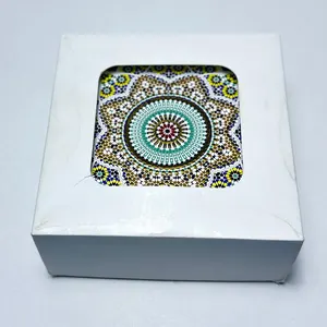Moroccan Zellige Ceramic Coasters Set of 6 — view 2