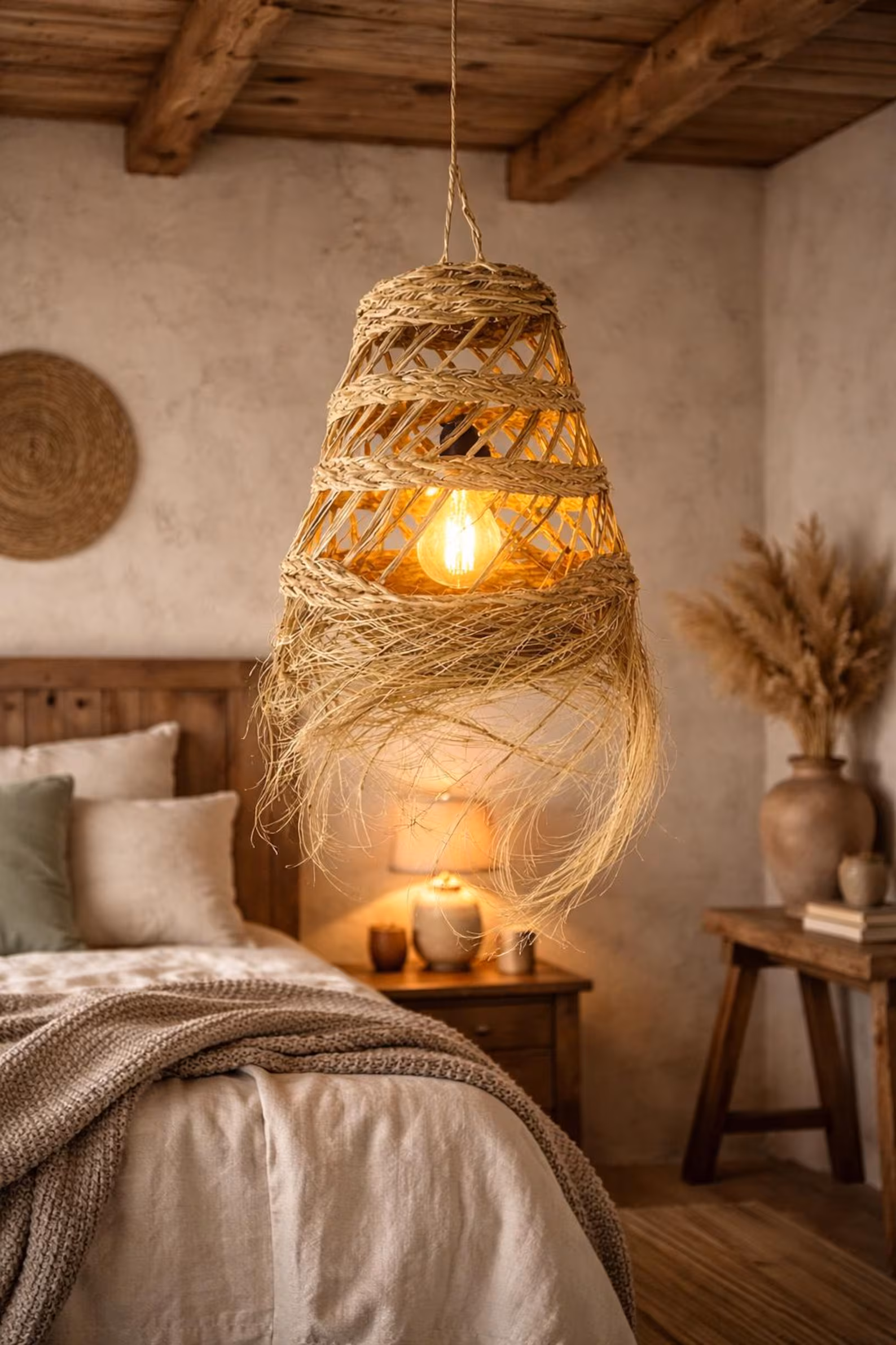 Marrakech Raffia Basket Tray by Fatima — view 8