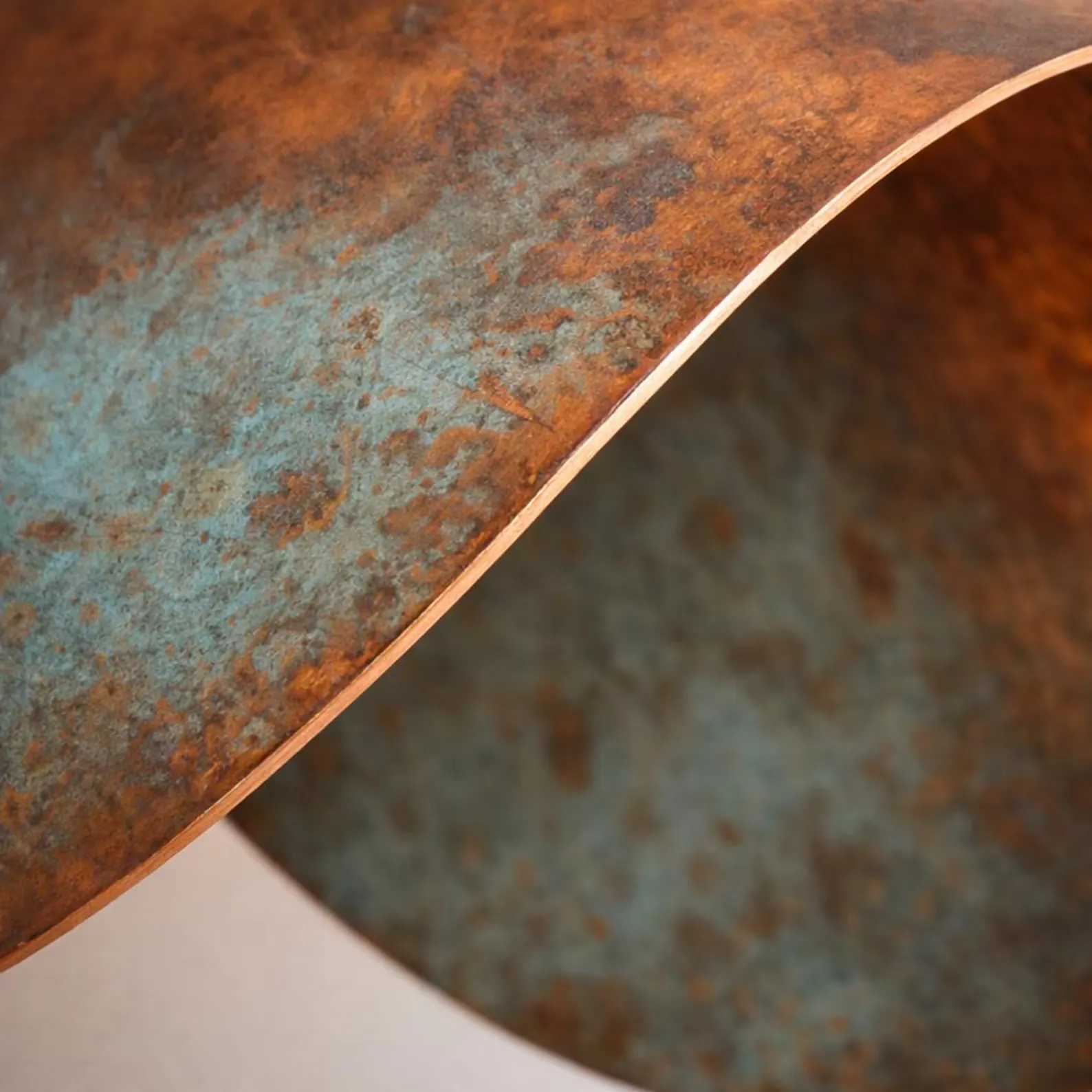 Hand-Hammered Copper Pendant Light from Marrakech — view 12