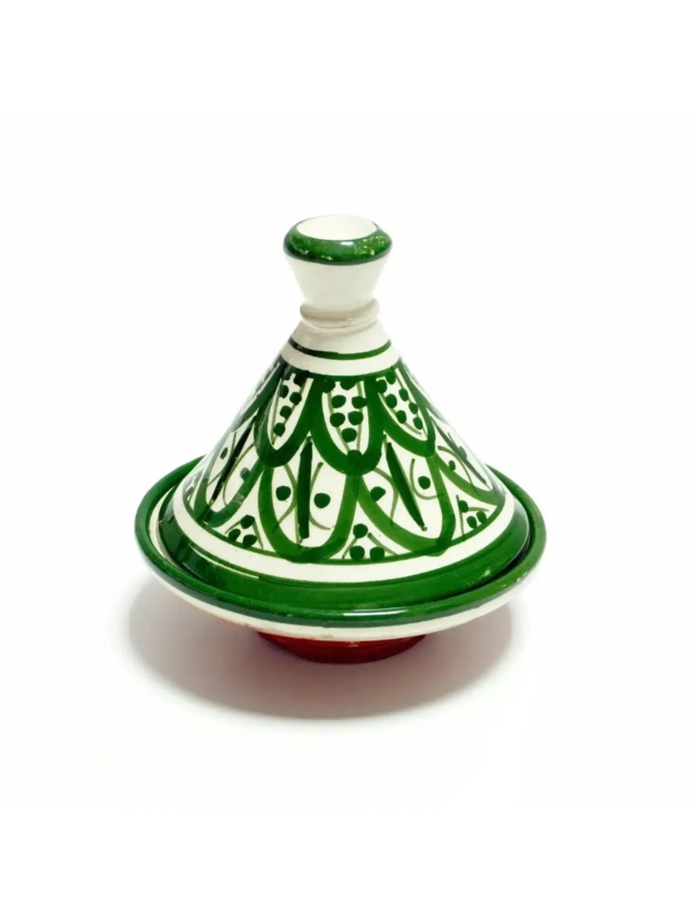 Set of 6 Handmade Moroccan Mini Tagines, Hand-Painted Marrakech Ceramic Spice Pots