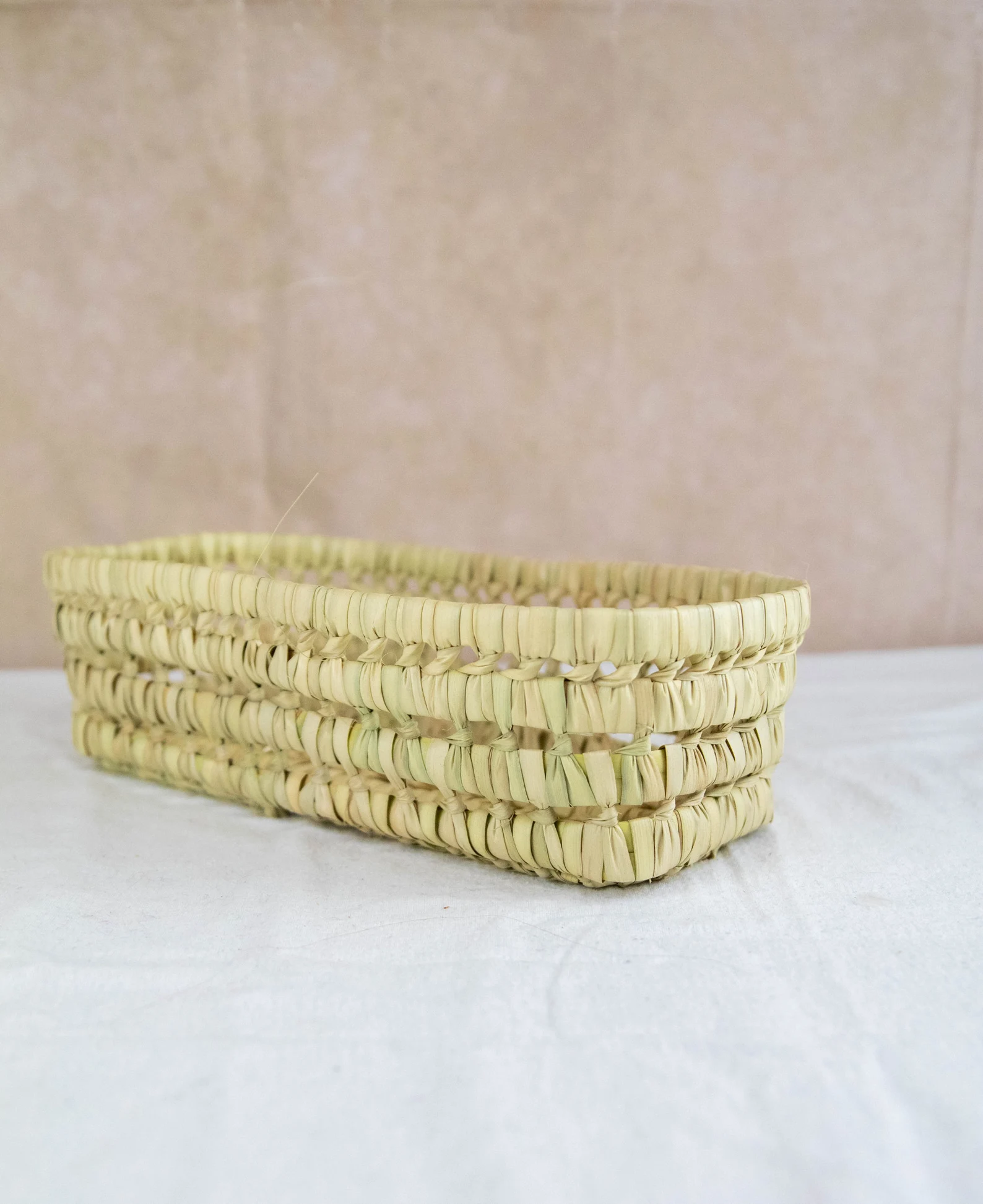 Tétouan Raffia Basket - Hand-Coiled Mountain Palm — view 2