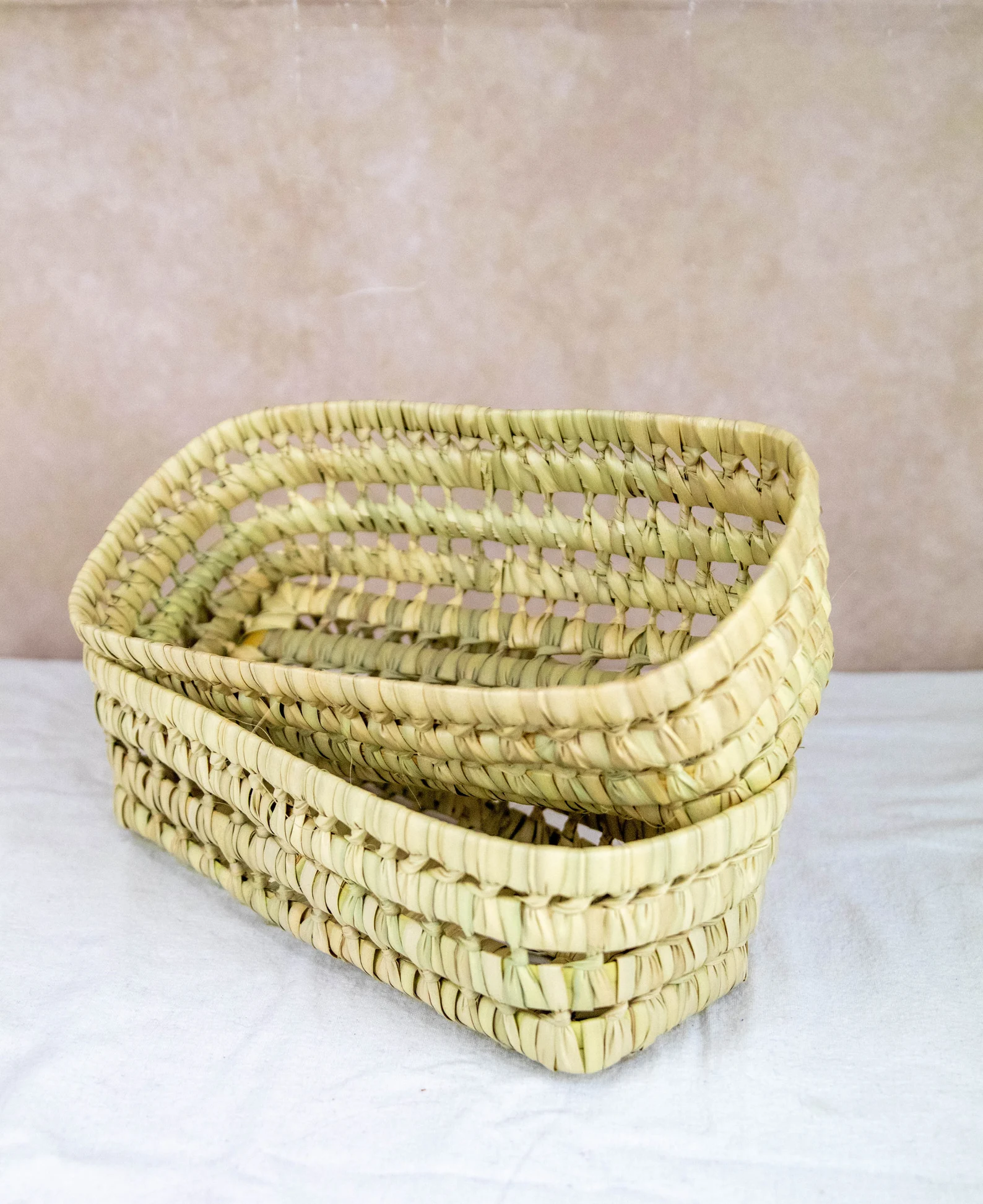 Tétouan Raffia Basket - Hand-Coiled Mountain Palm — view 8
