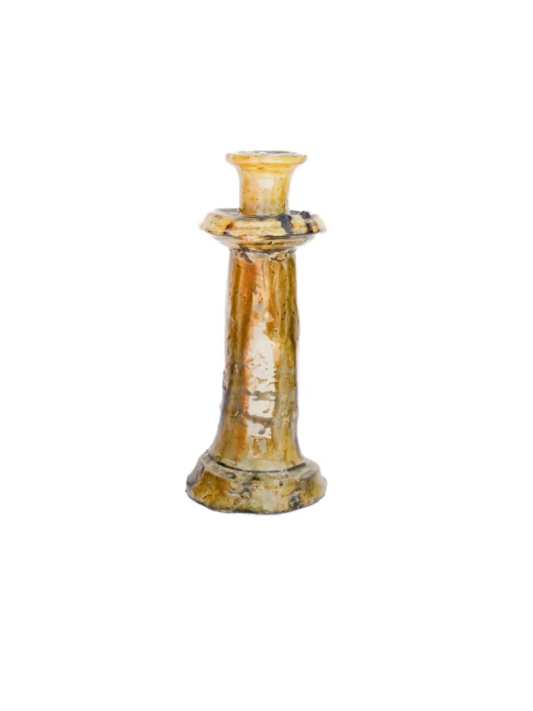 Tamegroute Ceramic Candle Holder Set – Handmade Morocco — view 2