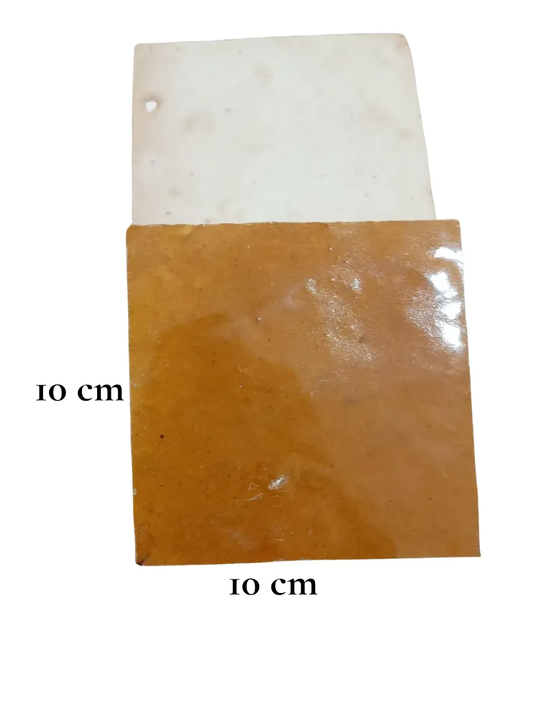 Amber Zellige Tiles — Handmade Fès, 10×10cm, 25pcs — view 4