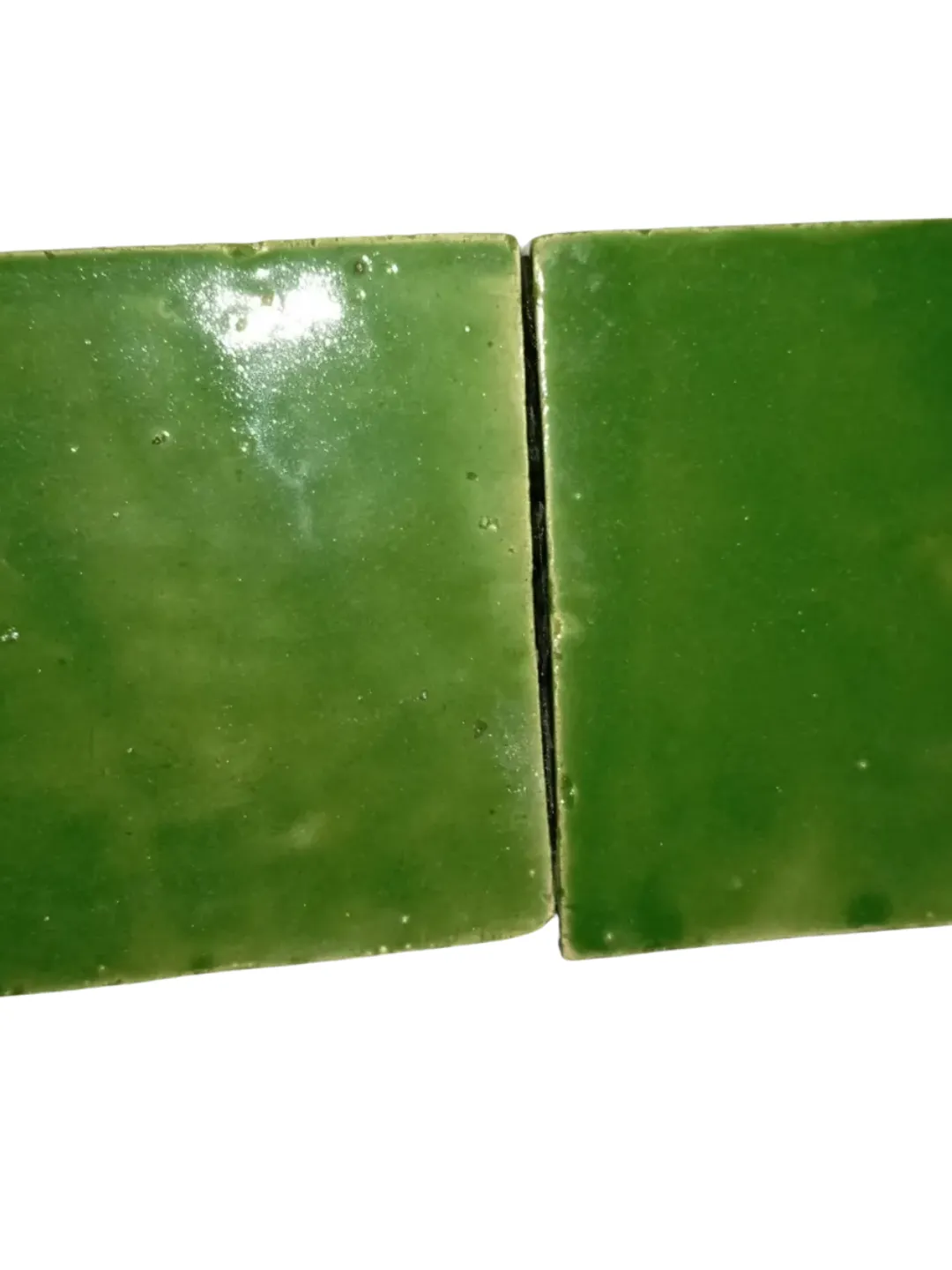 Fès Zellige Tiles Green & White — 50×50cm, 25 Tiles — view 4